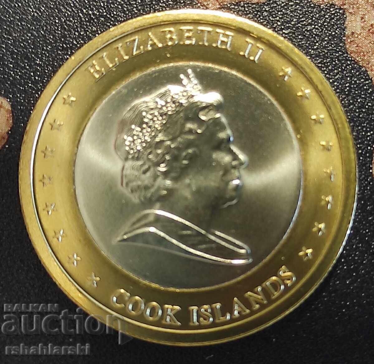 Monedă Insulele Cook 1 dolar, 2010 cu preț € 6.00 | 11.74 BGN