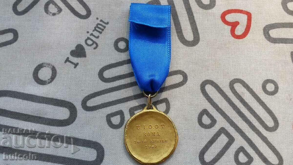 MEDAL U.I.O.O.T ROMA ITALY 16-18 Απριλίου 1967 - 5 MEDAL U.I.O.O.T ROMA ITALY 16-18 Απριλίου 1967 - 5