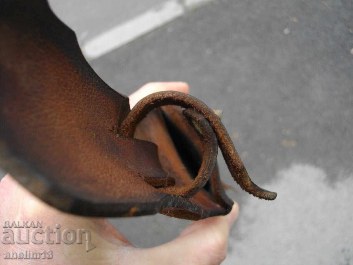 ΠΑΛΙΟ ΜΕΓΑΛΟ ΔΕΡΜΑΤΙΝΟ ΘΗΚΗ ΓΙΑ ΜΑΧΑΙΡΙ - 5