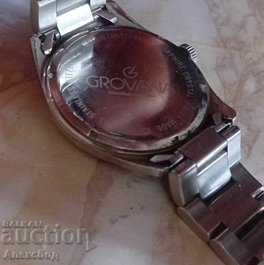 Ceas elvețian GROVANA cu preț 400.00 BGN | € 204.52 Ceas elvețian GROVANA cu preț 400.00 BGN | € 204.52