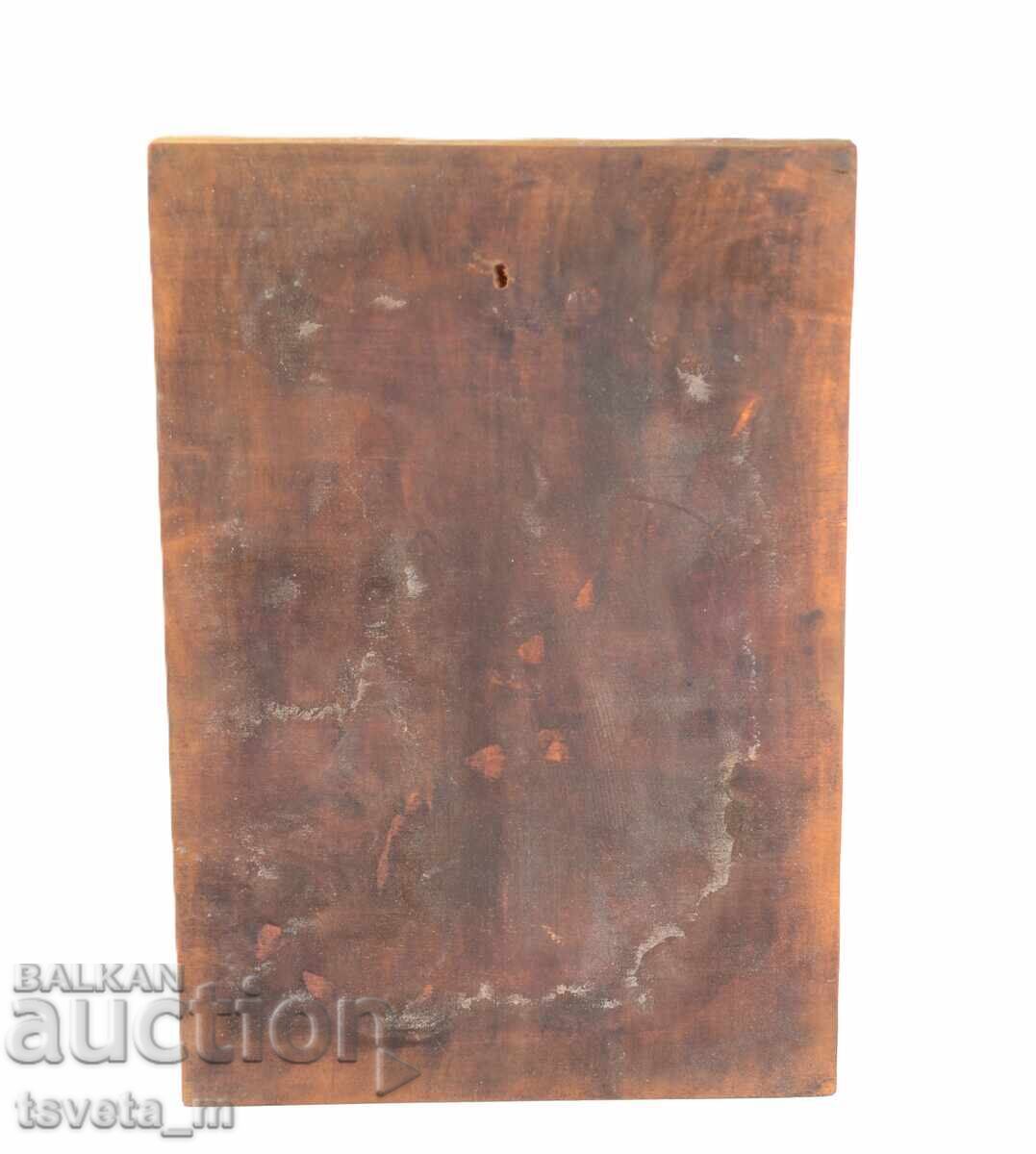 Παράδοση Εικόνα ΑΓΙΑ ΘΕΟΤΟΚΟΣ ξυλόγλυπτη