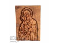 Icon of the HOLY MOTHER OF GOD wood carving