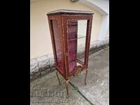 Μοναδική αντίκα γαλλική βιτρίνα Λουί 15