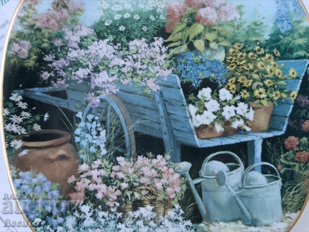 Delivery of Decorative plate with a cart, certificate, original box Delivery of Decorative plate with a cart, certificate, original box