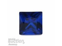 BZC! 3.90 ct Diffusion Sapphire Princess Cut from 1st!
