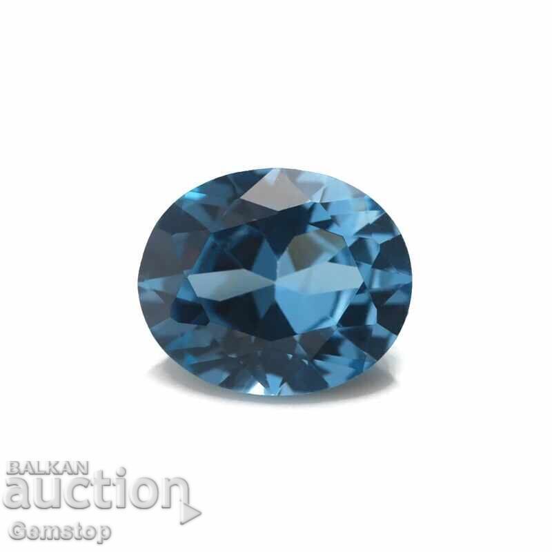 BZC! 3.95 ct Diffusion Aquamarine Oval from 1st! BZC! 3.95 ct Diffusion Aquamarine Oval from 1st!