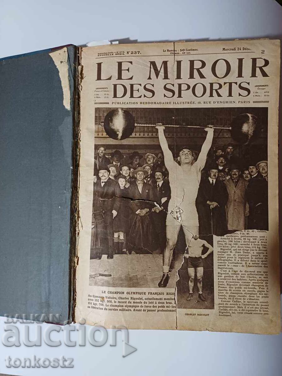 Le Miroir des Sports reviste cu preț 30.00 BGN | € 15.34 Le Miroir des Sports reviste cu preț 30.00 BGN | € 15.34