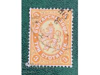 1882g-3st Μεγάλο λιοντάρι - Κουριόζ (έγχρωμο σημείο μπροστά από το πίσω πόδι)