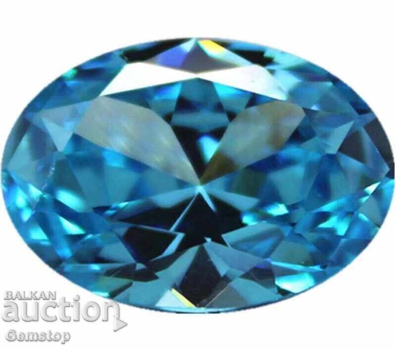 BZC! 3.95 ct Diffusion Sapphire Oval from 1st! - 6 BZC! 3.95 ct Diffusion Sapphire Oval from 1st! - 6