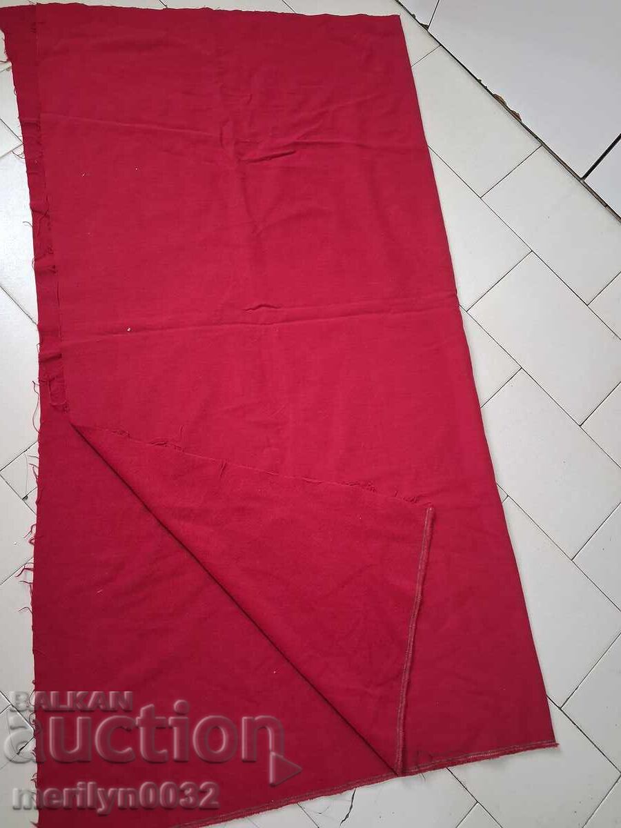 Κόκκινο μάλλινο υφασμάτινο ύφασμα διαστάσεων 1.5/1.45 μέτρα - 6 Κόκκινο μάλλινο υφασμάτινο ύφασμα διαστάσεων 1.5/1.45 μέτρα - 6