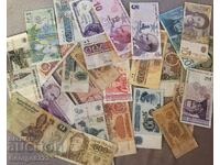 Banknotes lot from all over the world, 26 pieces
