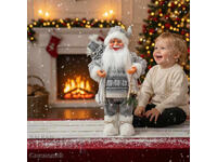 Decorative Santa Claus in gray - coziness, warmth and festive spirit
