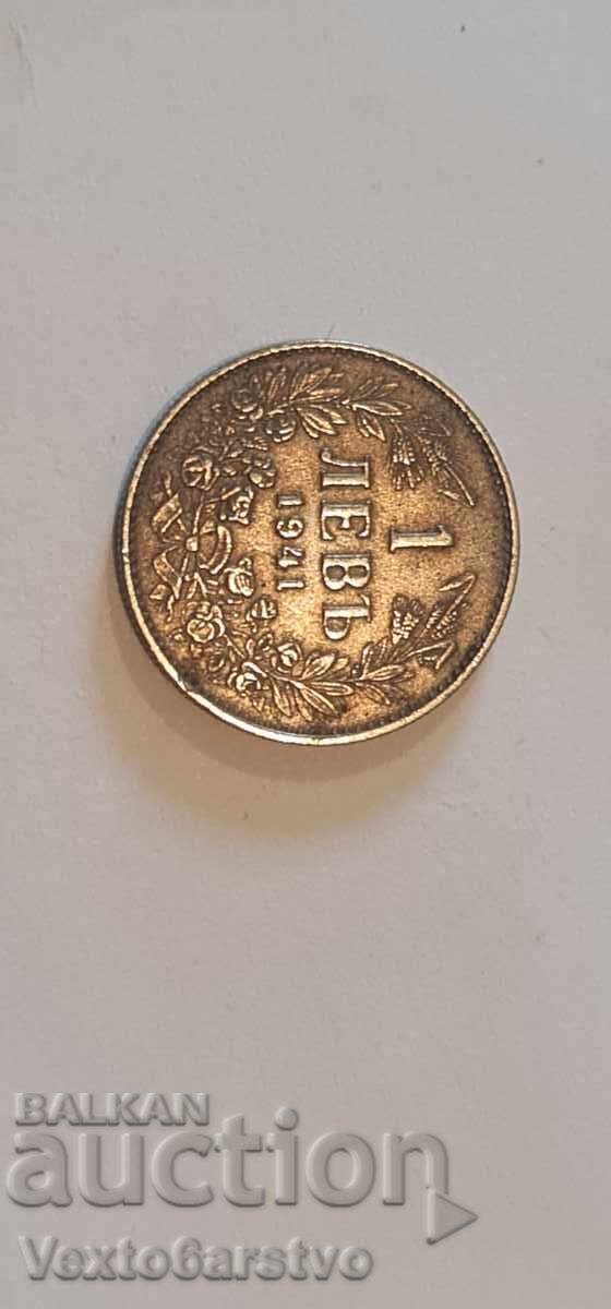 Monedă - 1 leu 1941 - 5 Monedă - 1 leu 1941 - 5