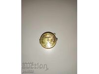 Nazi compass or wristwatch case, brass WWII