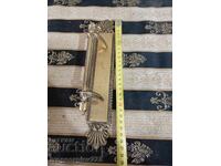 Αντίκα πόμολο πόρτας με πλάκα