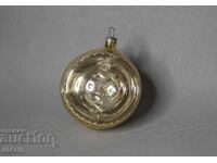 Old clay toy figurine for Christmas tree ball