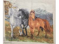 Γοβελίνι "Άλογα σε βόλτα" 32/26 εκ