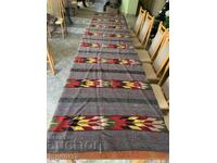 WOVEN WOOL RUG 330 X 100 CM