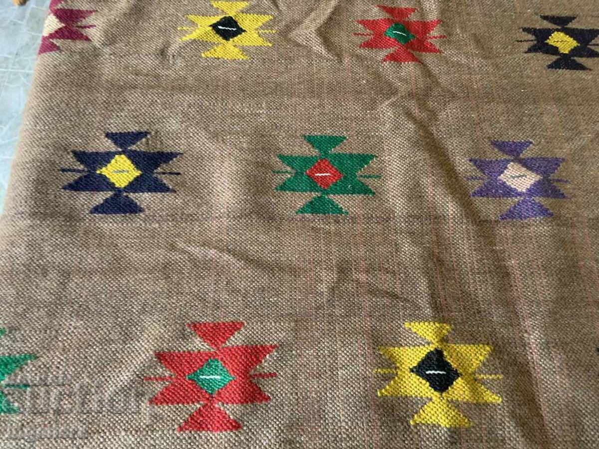 Delivery of WOVEN WOOL RUG 220 X 110 CM Delivery of WOVEN WOOL RUG 220 X 110 CM