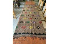 WOVEN WOOL RUG 220 X 110 CM