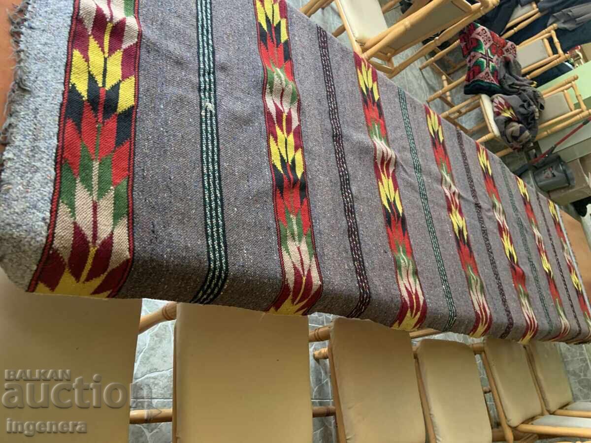 WOVEN WOOL RUG RUNNER 270 X 100 CM with price 39.00 BGN | € 19.94 WOVEN WOOL RUG RUNNER 270 X 100 CM with price 39.00 BGN | € 19.94