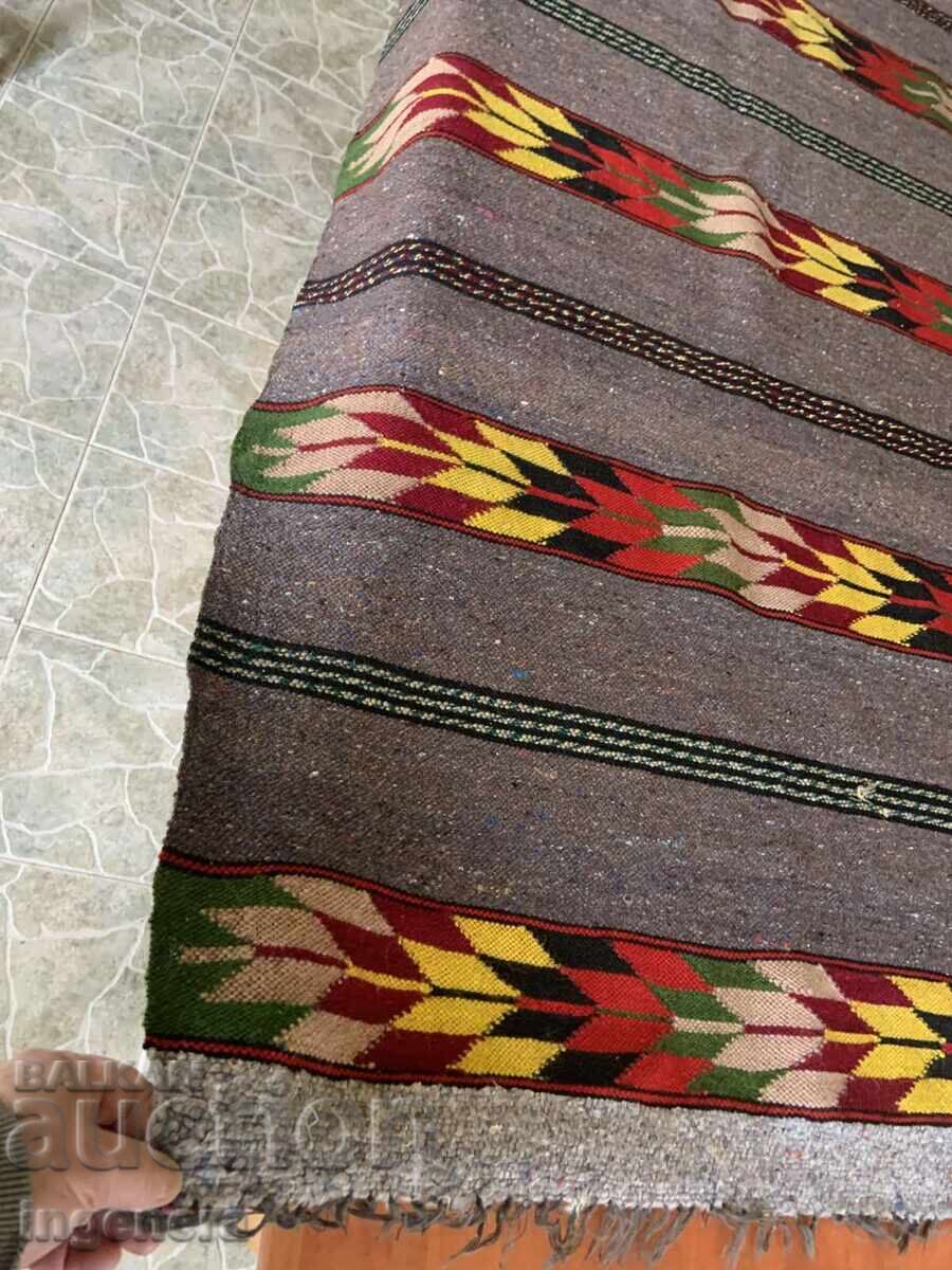 WOVEN WOOL RUG RUNNER 270 X 100 CM - 5 WOVEN WOOL RUG RUNNER 270 X 100 CM - 5