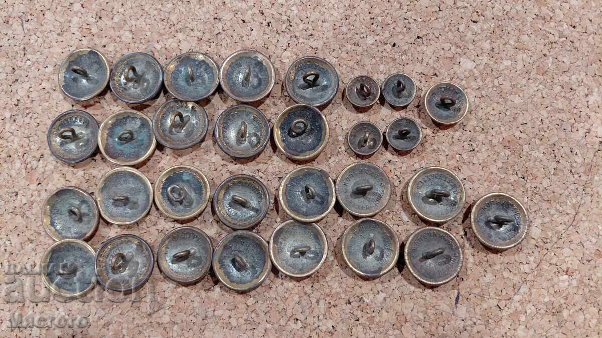 Аукцион Царски копчета ,Санкъ Петербургъ-Бр.Бундеръ 30бр. Аукцион Царски копчета ,Санкъ Петербургъ-Бр.Бундеръ 30бр.