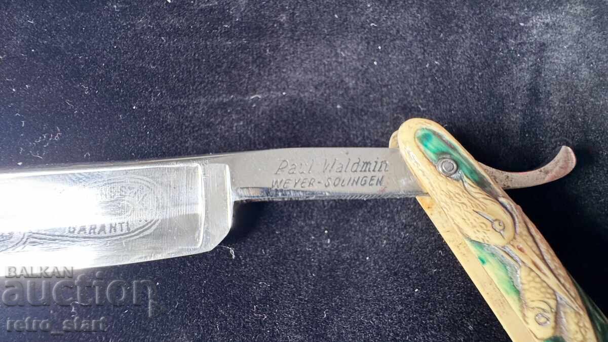 Рядък бръснач Solingen чисто нов! - 5