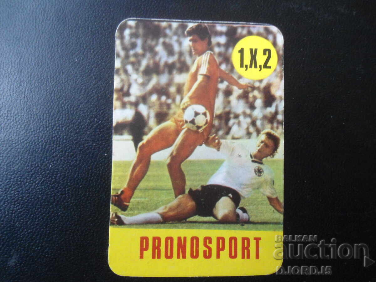 Старо календарче, 1986 г.