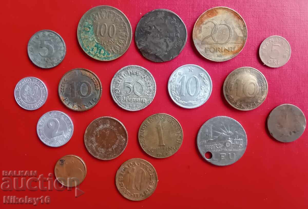 Δημοπρασία Σετ νομισμάτων από διάφορες χώρες και ονομαστική αξία Δημοπρασία Σετ νομισμάτων από διάφορες χώρες και ονομαστική αξία