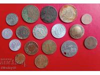 Σετ νομισμάτων από διάφορες χώρες και ονομαστική αξία