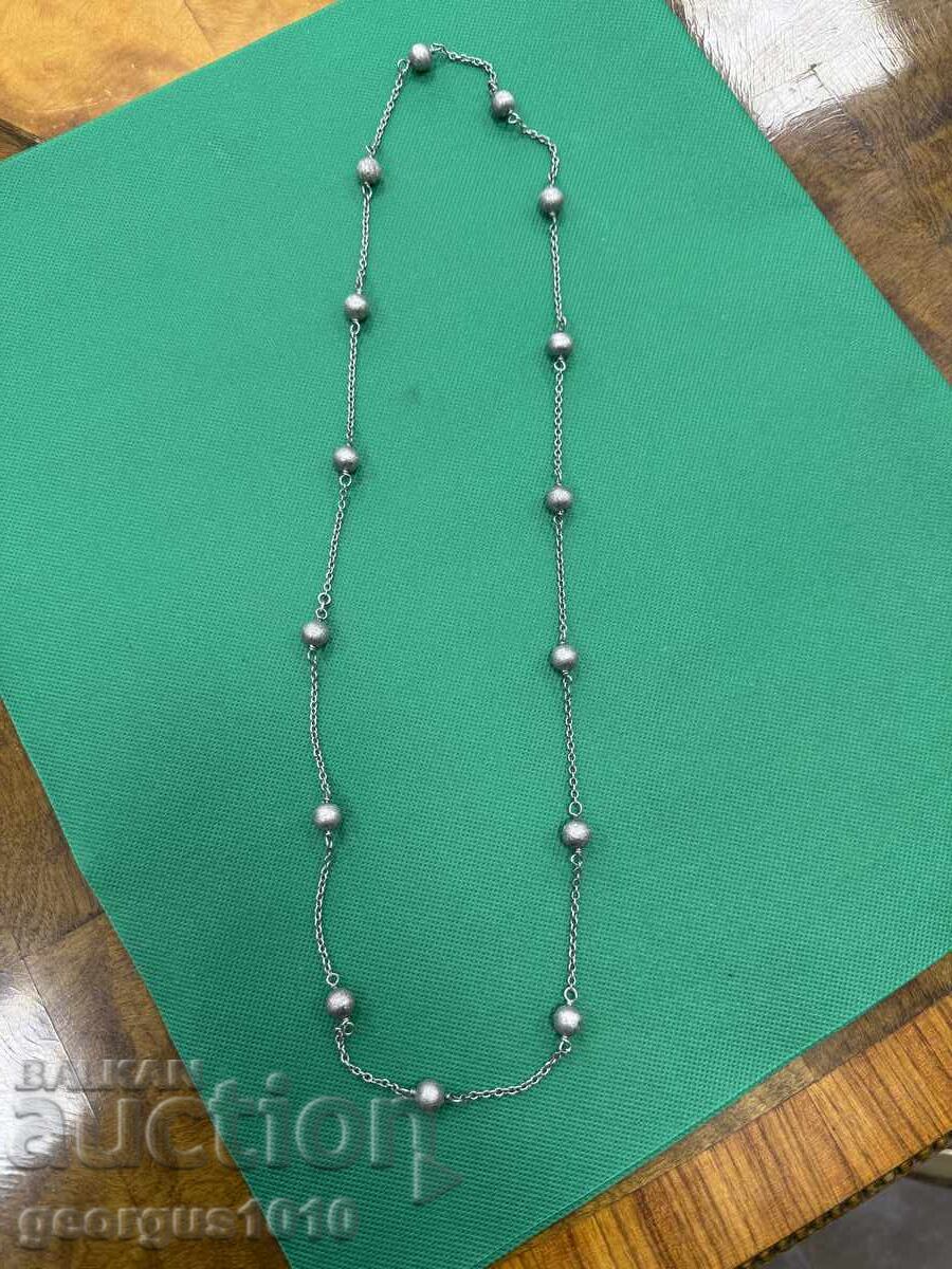 Доставка на Сребърен гердан №7704 Доставка на Сребърен гердан №7704