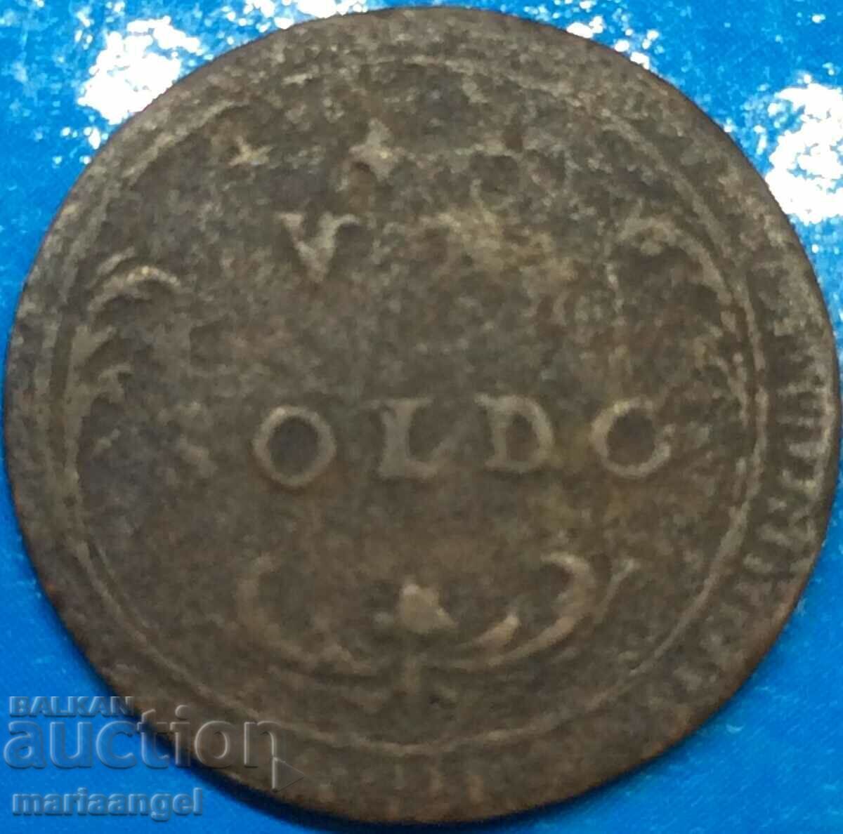 Delivery of Modena soldo 1783 Italy Ercole d,Este 1765-1802 copper Delivery of Modena soldo 1783 Italy Ercole d,Este 1765-1802 copper