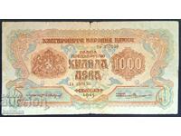 Χαρτονόμισμα 1000 λέβα δύο γράμματα "ΤΑ" 1945 g