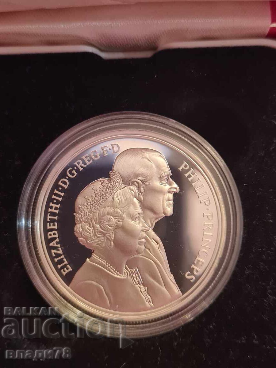 Silver Coin 5 Pounds 1997 - 5 Silver Coin 5 Pounds 1997 - 5