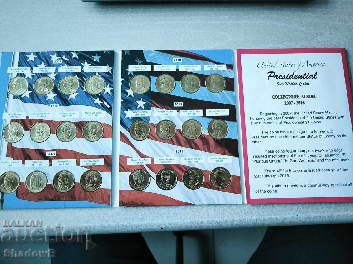 Колекция Президентски Долари с цена 250.00 лв. | € 127.82 Колекция Президентски Долари с цена 250.00 лв. | € 127.82