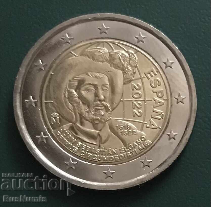 Spania.2 euro 2022 Juan Sebastian. cu preț € 3.83 | 7.49 BGN
