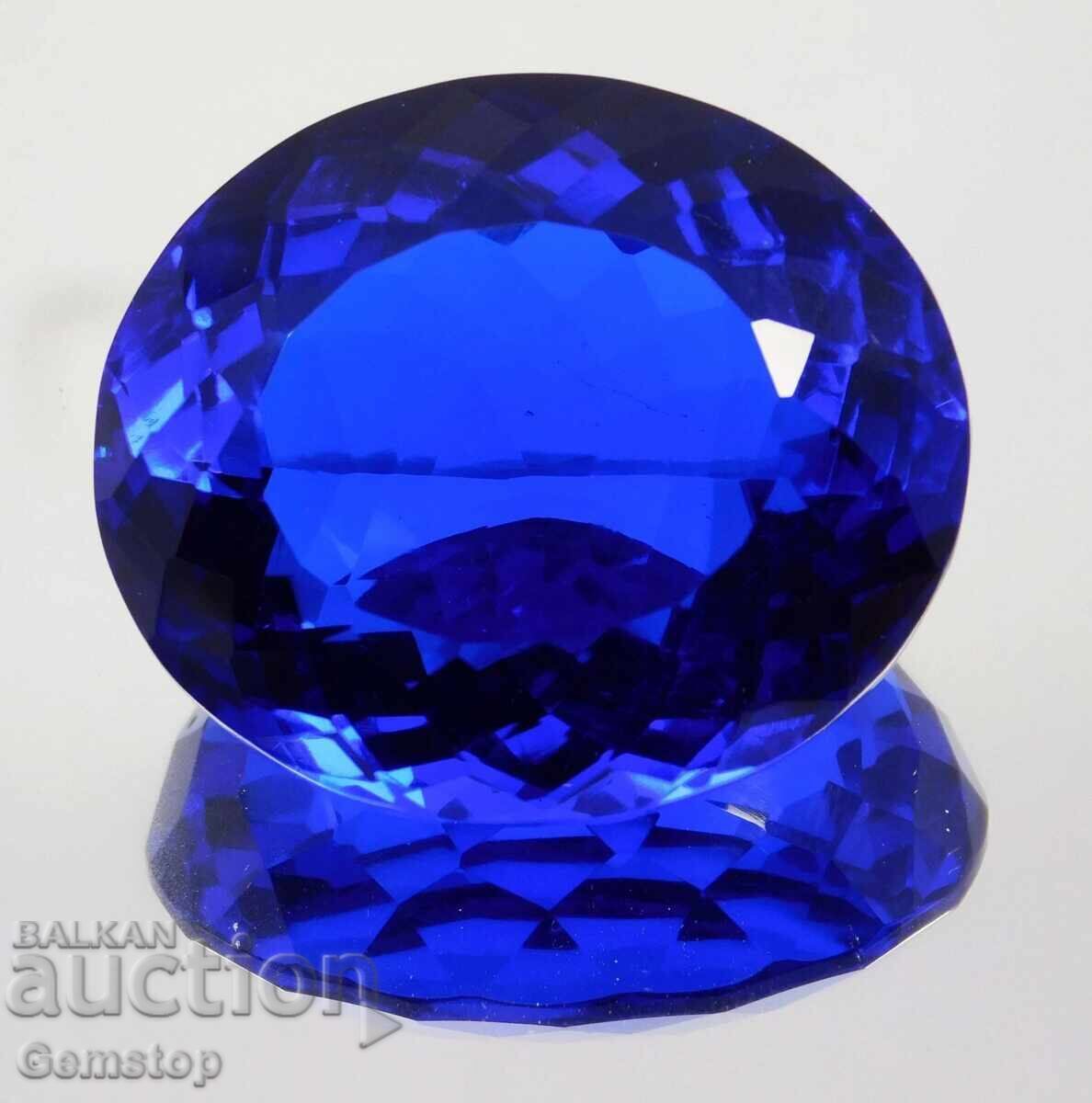 BZC! 140.10 ct Natural Tanzanite Oval Cert. OMGTL from 1st! with price 0.01 BGN | € 0.01 BZC! 140.10 ct Natural Tanzanite Oval Cert. OMGTL from 1st! with price 0.01 BGN | € 0.01