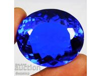 BZC! 140.10 ct Natural Tanzanite Oval Cert. OMGTL from 1st!