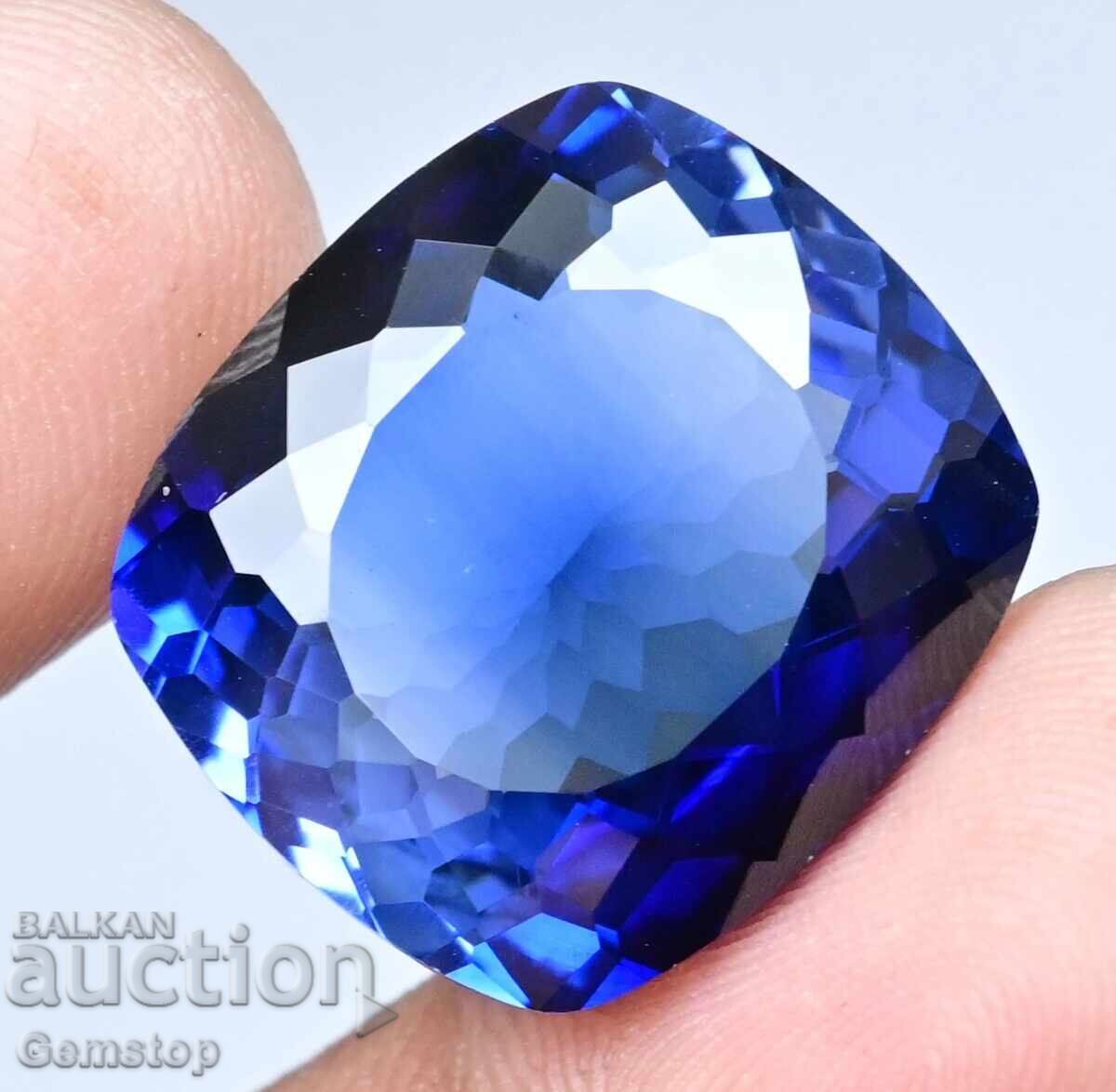 Δημοπρασία ΒΖΤ! 30.15 καρατίων φυσικό ζαφείρι cushion πιστοποιημένο VGTL από 1st! Δημοπρασία ΒΖΤ! 30.15 καρατίων φυσικό ζαφείρι cushion πιστοποιημένο VGTL από 1st!