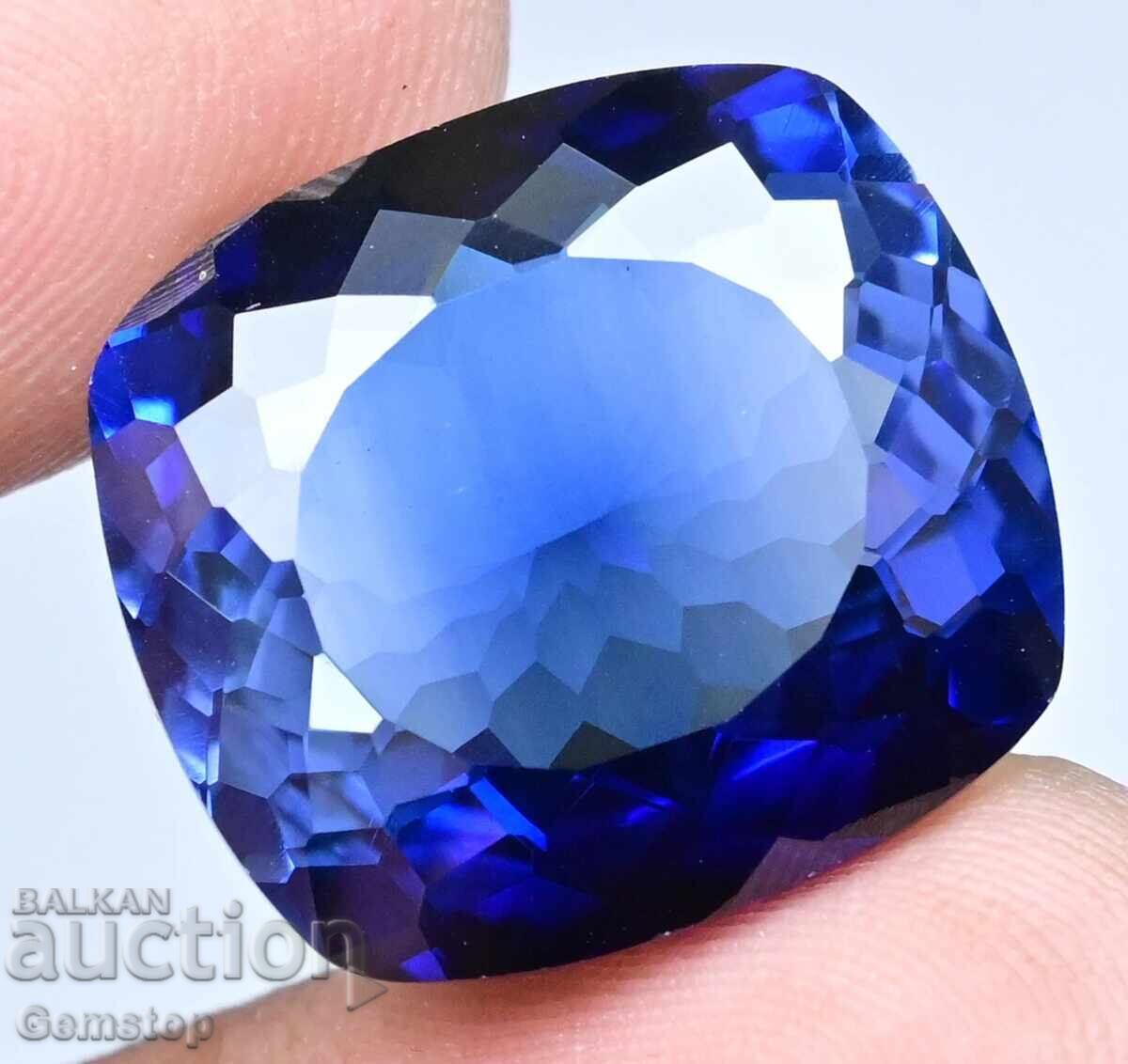ΒΖΤ! 30.15 καρατίων φυσικό ζαφείρι cushion πιστοποιημένο VGTL από 1st! ΒΖΤ! 30.15 καρατίων φυσικό ζαφείρι cushion πιστοποιημένο VGTL από 1st!