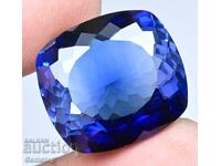 BZC! 30.15 ct Natural Sapphire Cushion Cert. VGTL from 1st!