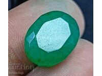 BZTS! 8.65 k-ta smarald natural oval certificat IGL de la 1st!