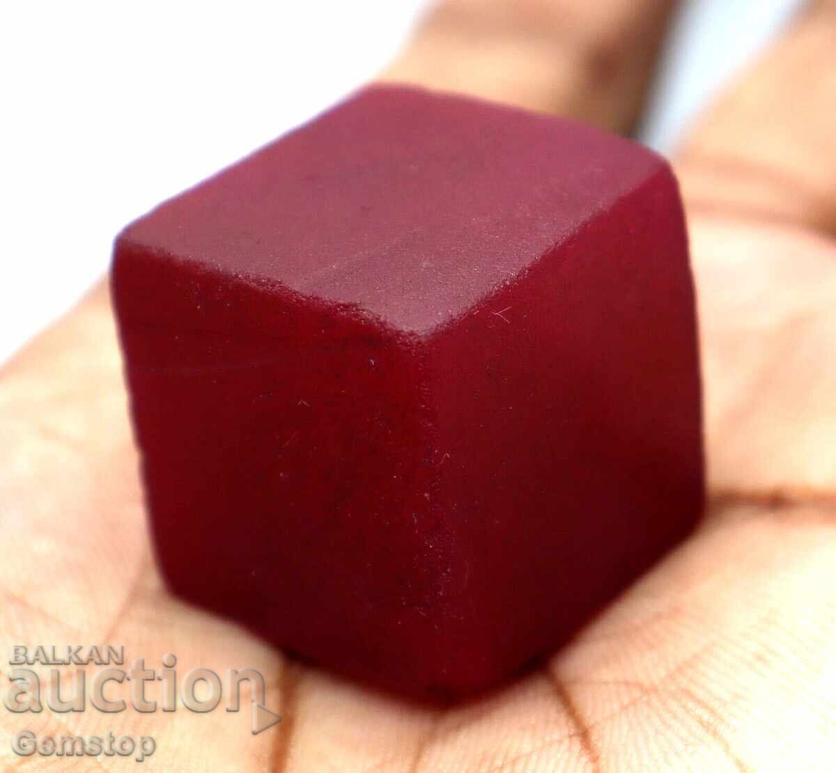 ΒΖΤ! 144.00 καράτια φυσικό ρουμπίνι κύβος πιστοποιημένο IGL από 1ο! ΒΖΤ! 144.00 καράτια φυσικό ρουμπίνι κύβος πιστοποιημένο IGL από 1ο!