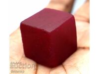 ΒΖΤ! 144.00 καράτια φυσικό ρουμπίνι κύβος πιστοποιημένο IGL από 1ο!