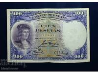 Spain, Spain, 100 Pesetas 1931, VF/XF