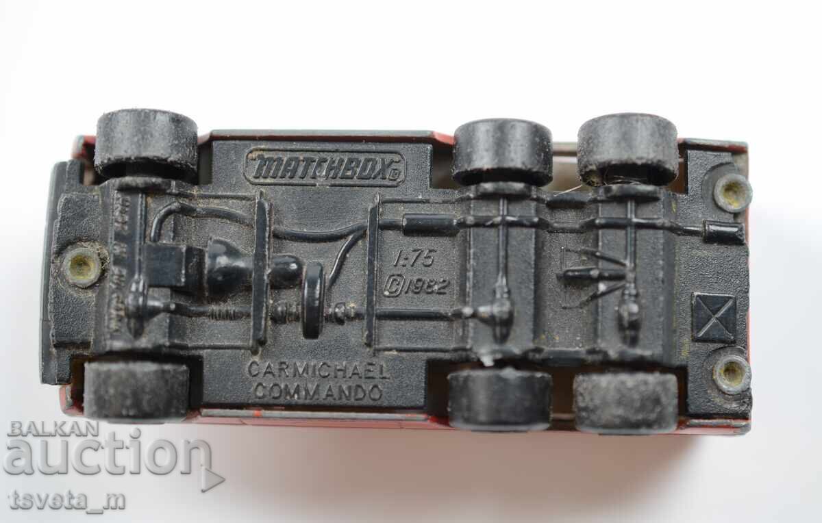 Matchbox Bulgaria Carmichael Commando 1982 - 5