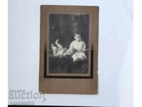 Foto veche pe carton