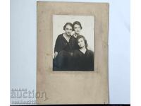 Foto veche pe carton