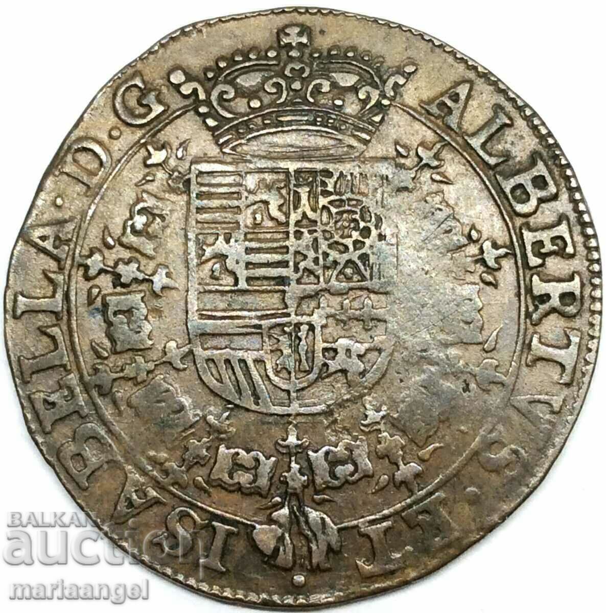Auction  Spanish Netherlands 1615 Albert and Isabelle 27mm Token RARE